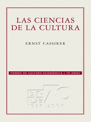 cover image of Las ciencias de la cultura